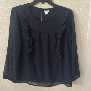 JCrew Navy shirt - size 4 - like new condition!
